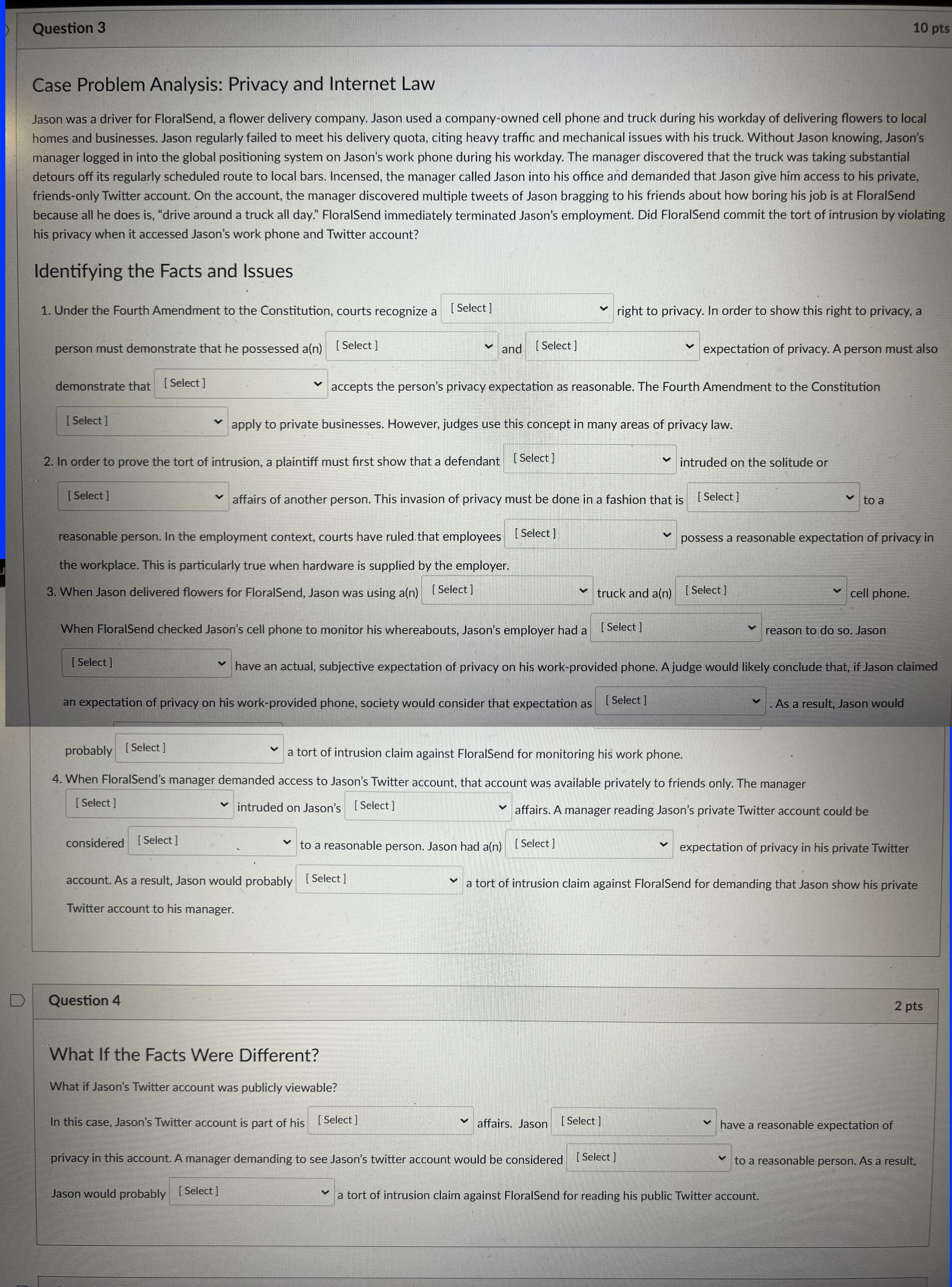 Multiple choice options:Question 3:Part 1. a. Reasonable or limitedb. Theoretical or actualc.