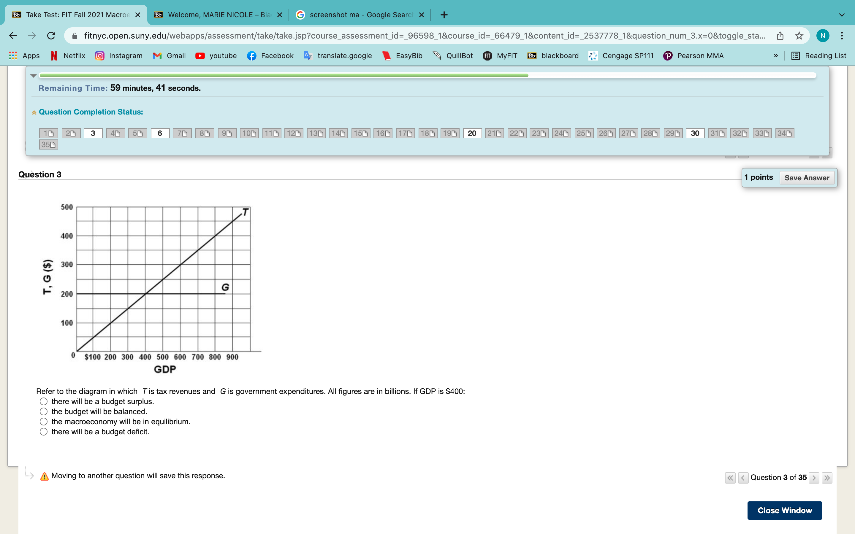  Bb Take Test: FIT Fall 2021 Macroe X Bb Welcome, MARIE