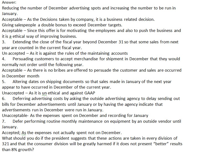 analysis of a company in the case analysis are: 1. To establish