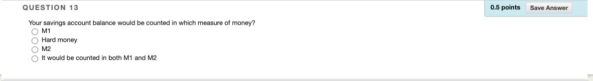 be used in transactions immediately, but is accessible. O includes cash. is