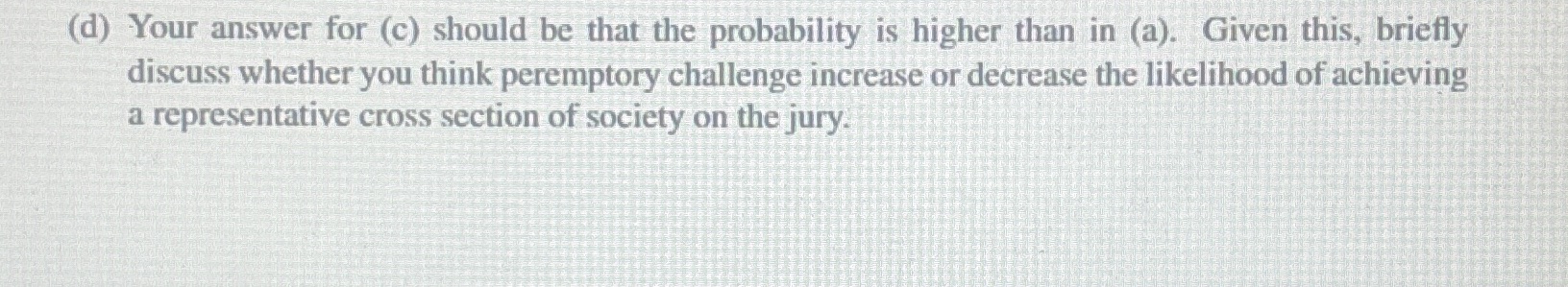 2. County C needs to construct an n - 3 person jury.