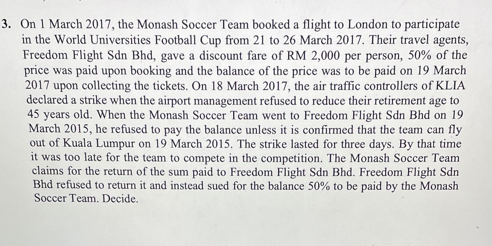 Hi, i need to use IRAC method when solving this question and