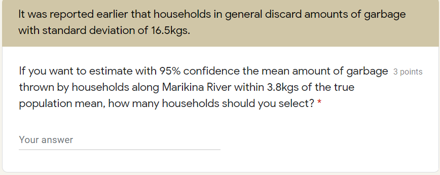 Zamora St. He determined the percentages of those who are in favor