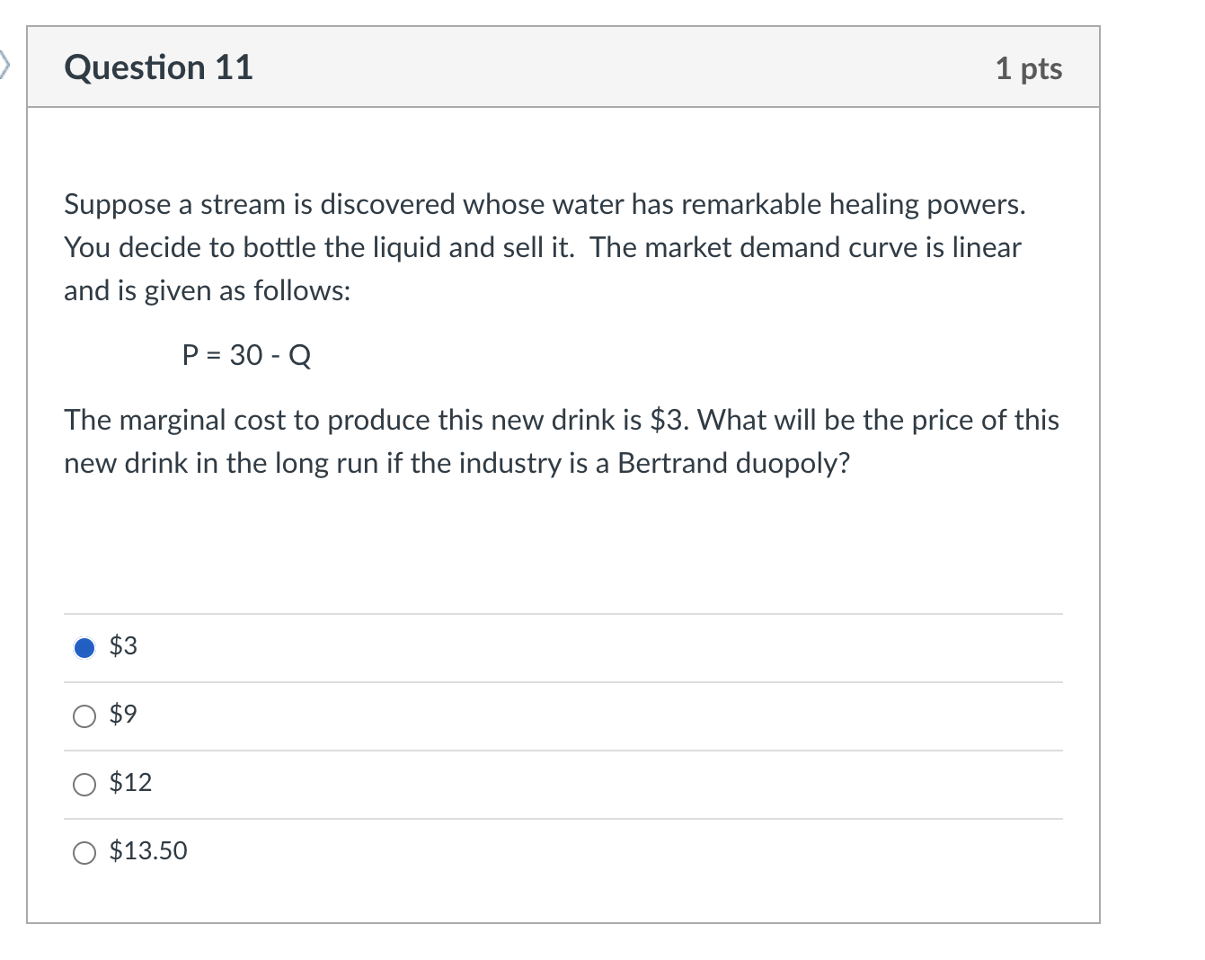 I need help solving these problems Question 11 1 pts Suppose a