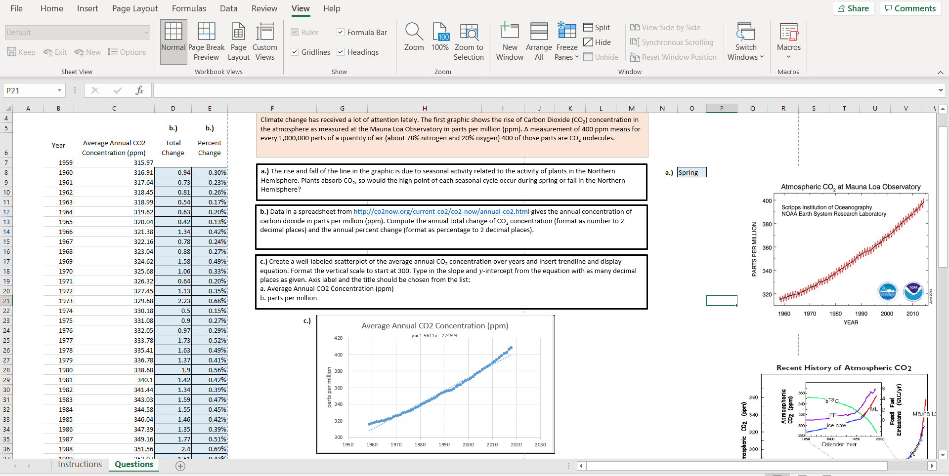 Con Split View Side by Side Default Ruler Formula Bar Normal Page