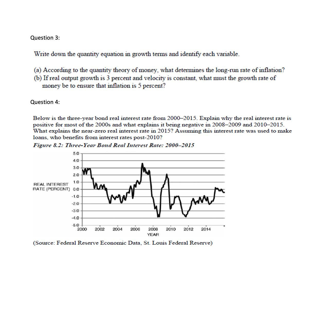 the natural rate of unemployment in each of these years? Explain your