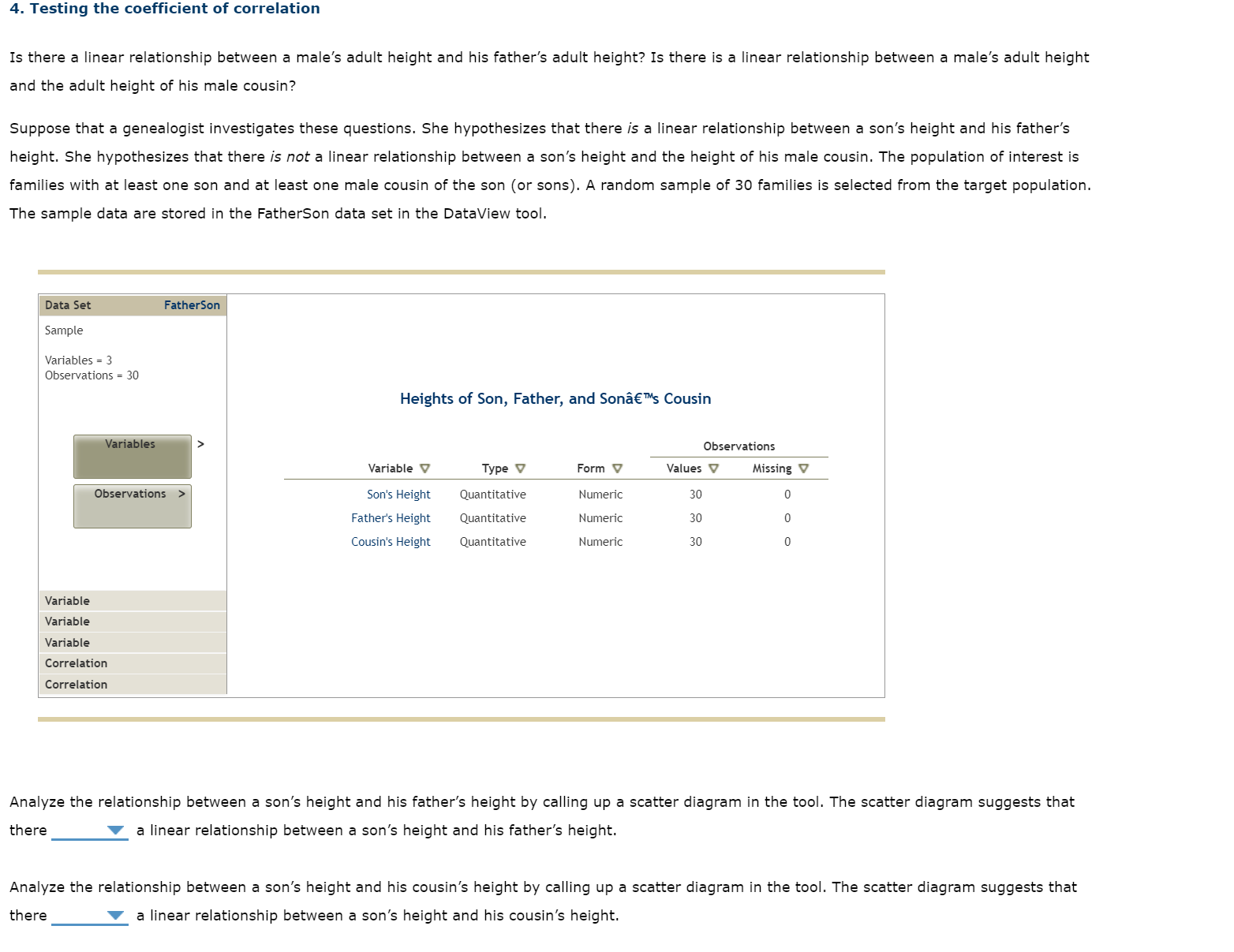 Testing the Coefficient of Correlation. 4. Testing the coefficient of correlation Is