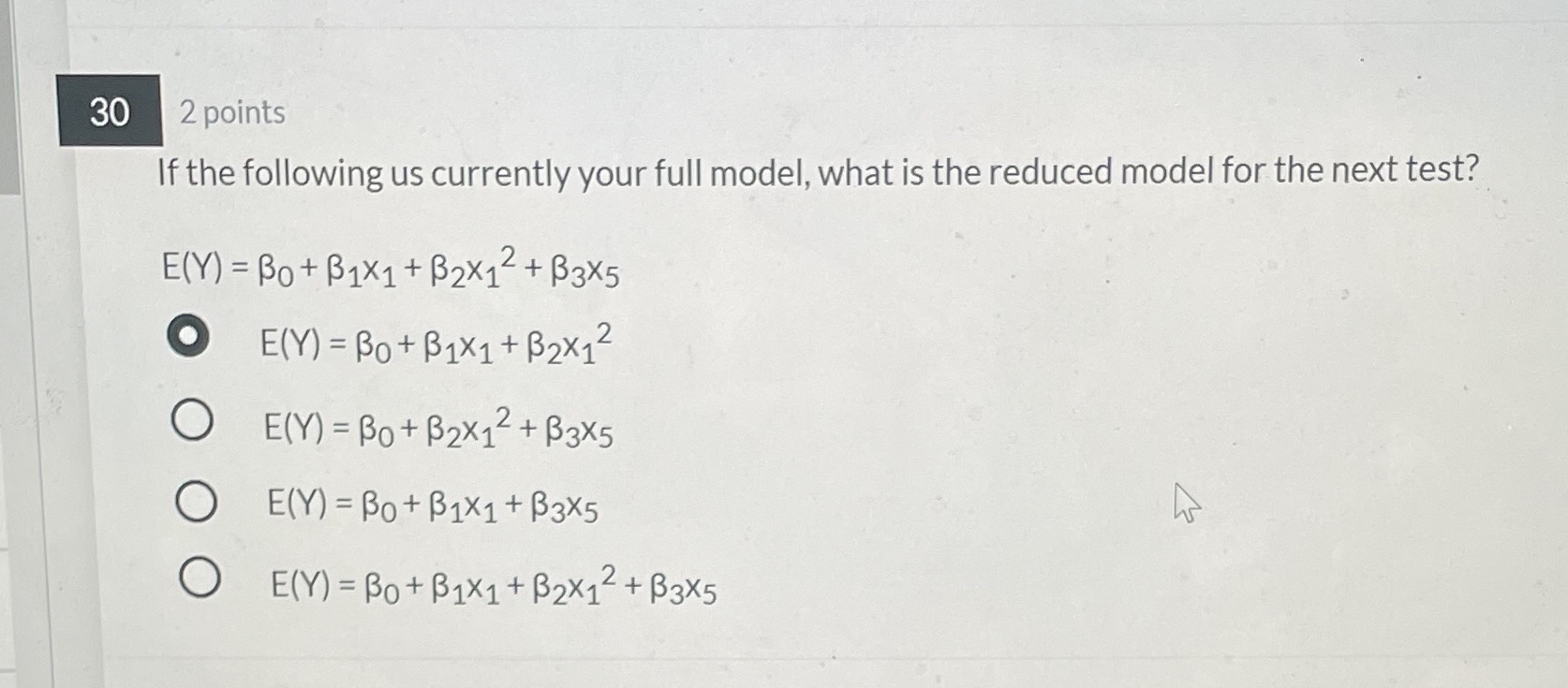 Am I correct on this option? I need help please 30 2