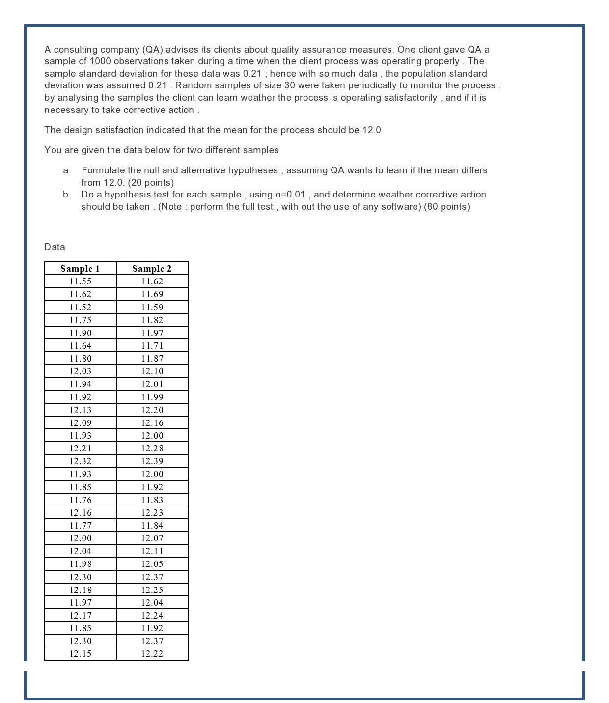 please solve with full step A consulting company (0A) advises its clients