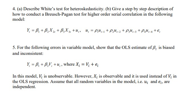 (3.00) (6.31) N =17, RZ =.38, RSS = 189 (a) Form the