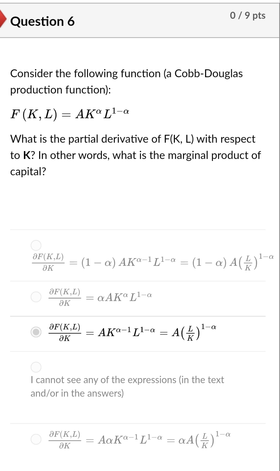 answer asap Question 6 0 / 9 pts Consider the following function
