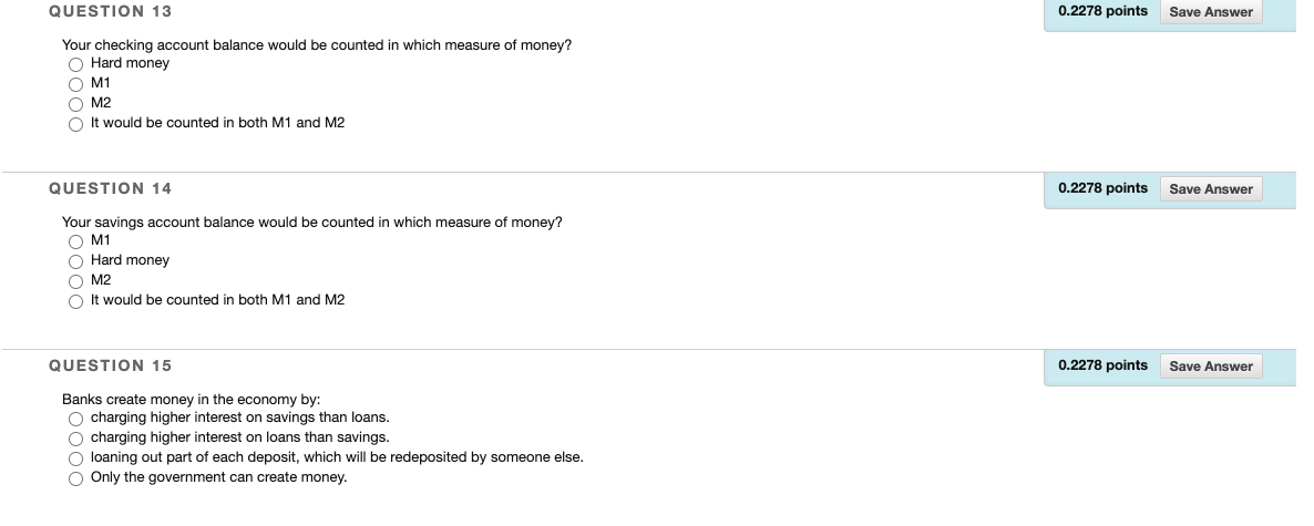 Answer Liquidity refers to: O how easy an asset is to convert