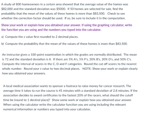 test. Use notations Hi. Hz (for mean), P-Pz (for proportion), .02 (Sor