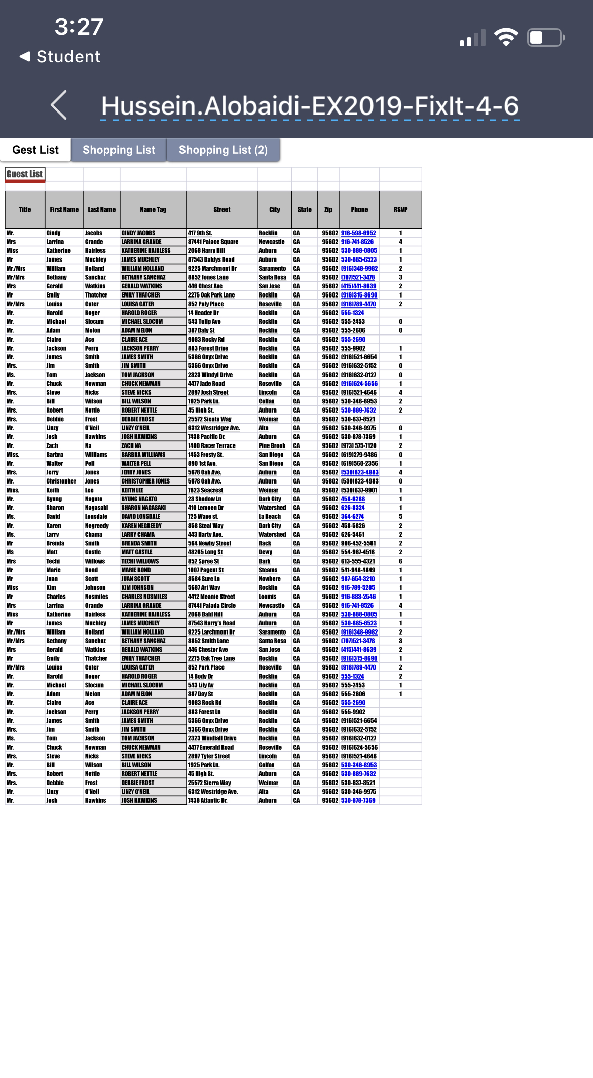 to do so by your instructor, and save it. If the workbook
