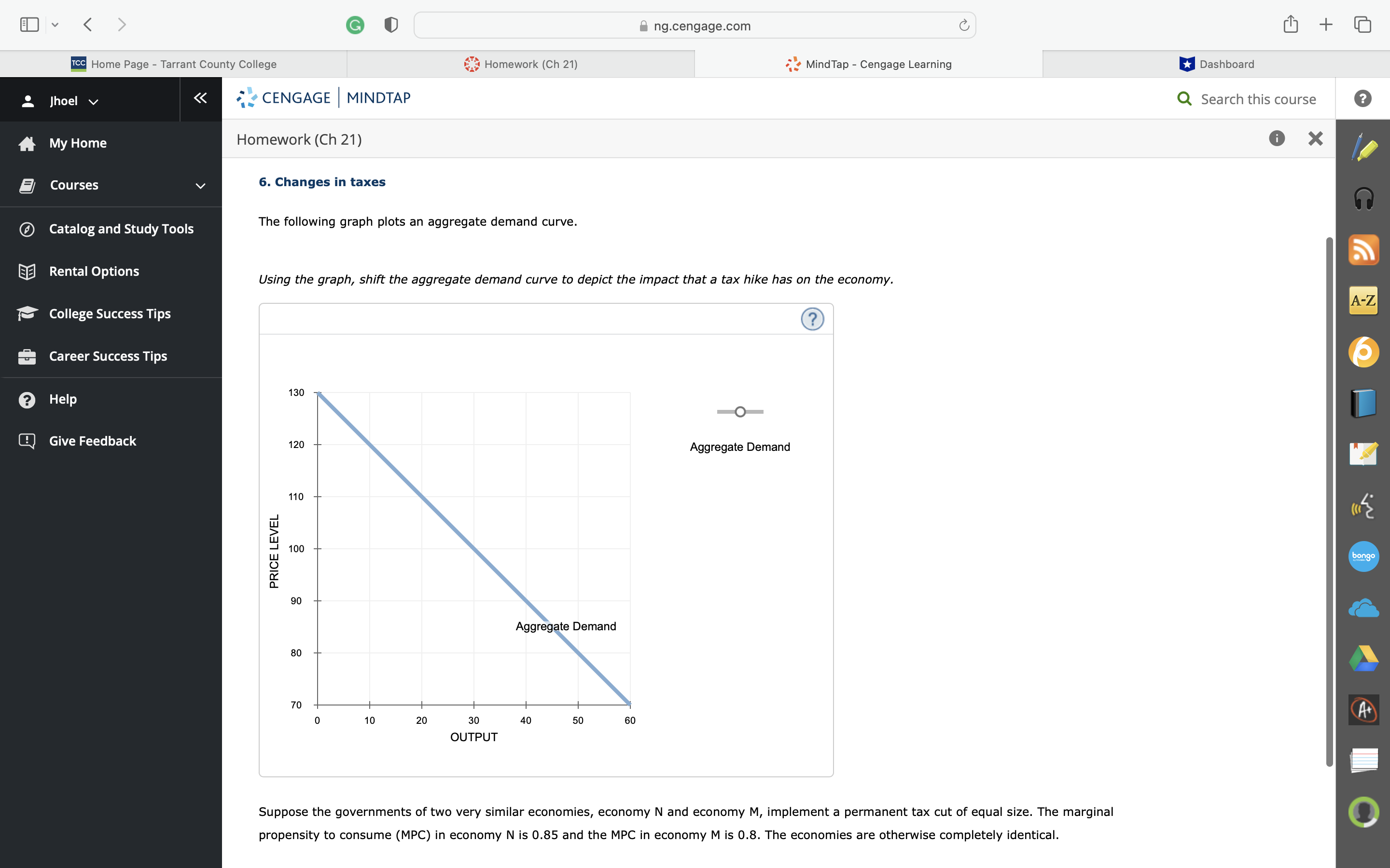 Question 1 v > G ng.cengage.com C + cc Home Page -