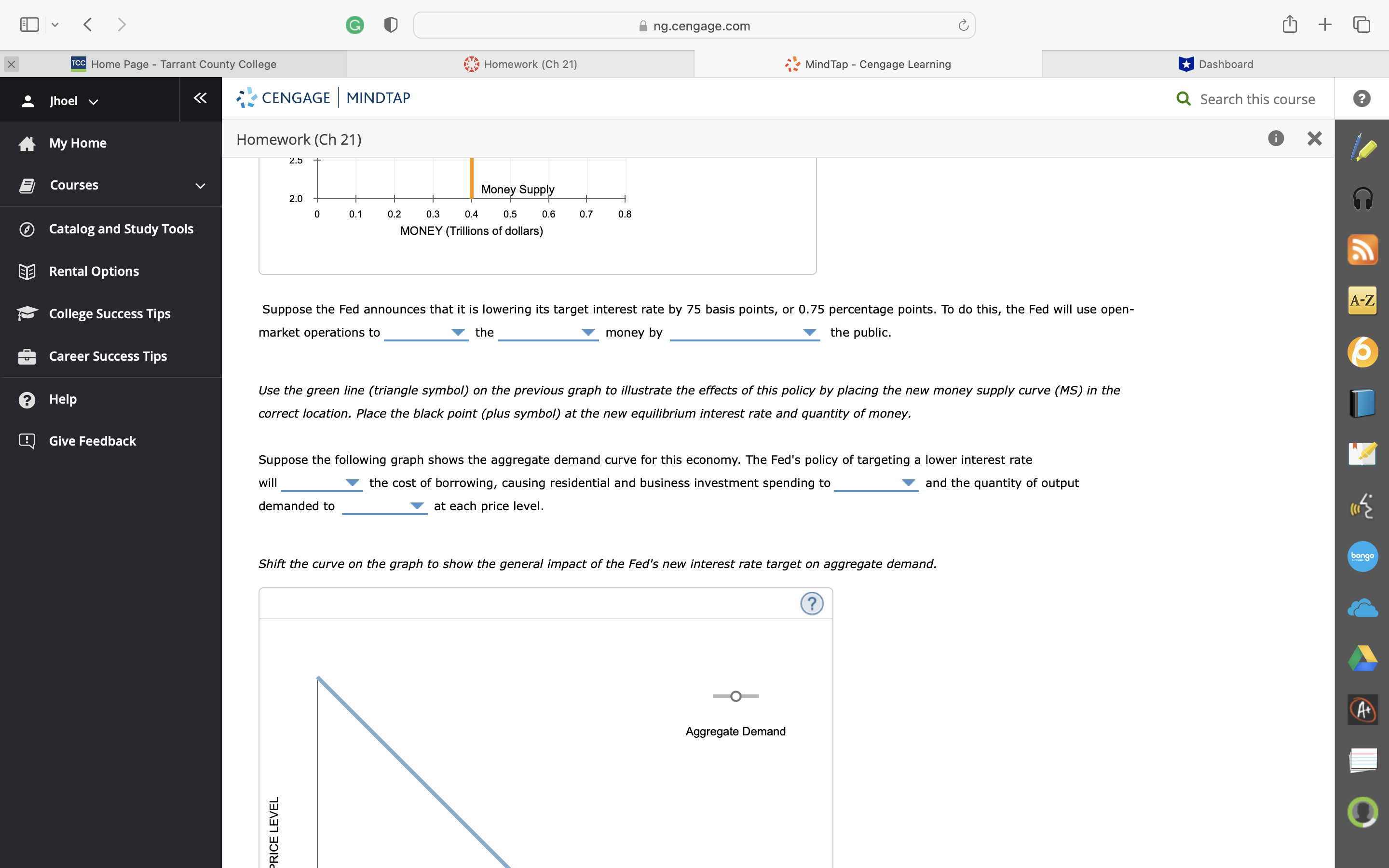 - Tarrant County College Homework (Ch 21) Mind Tap - Cengage Learning