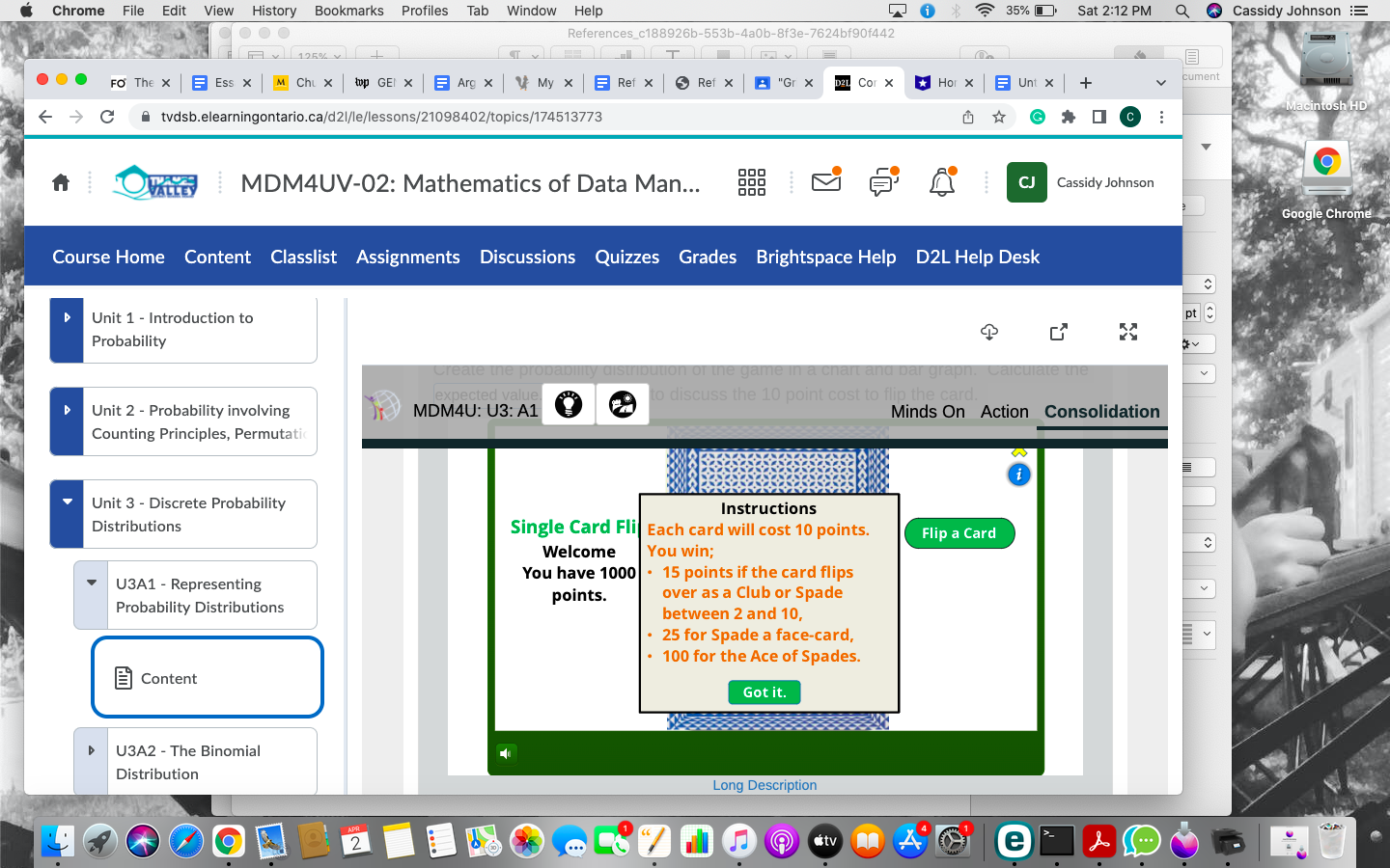 Chrome File Edit View History Bookmarks Profiles Tab Window Help NO