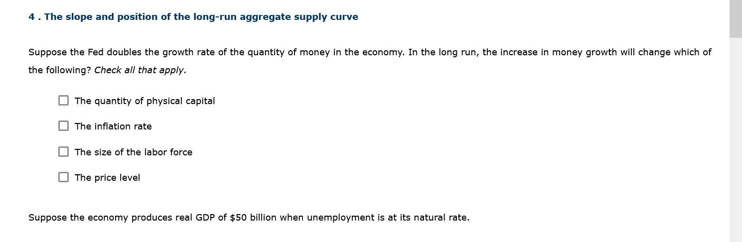 the price level, a V variable, to increase but will have no