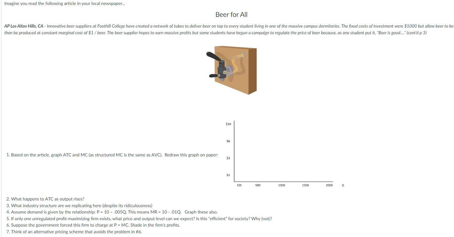so large that one rm can provide the good more cheaply than