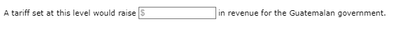 tariff on international trade The following graph shows the domestic demand for