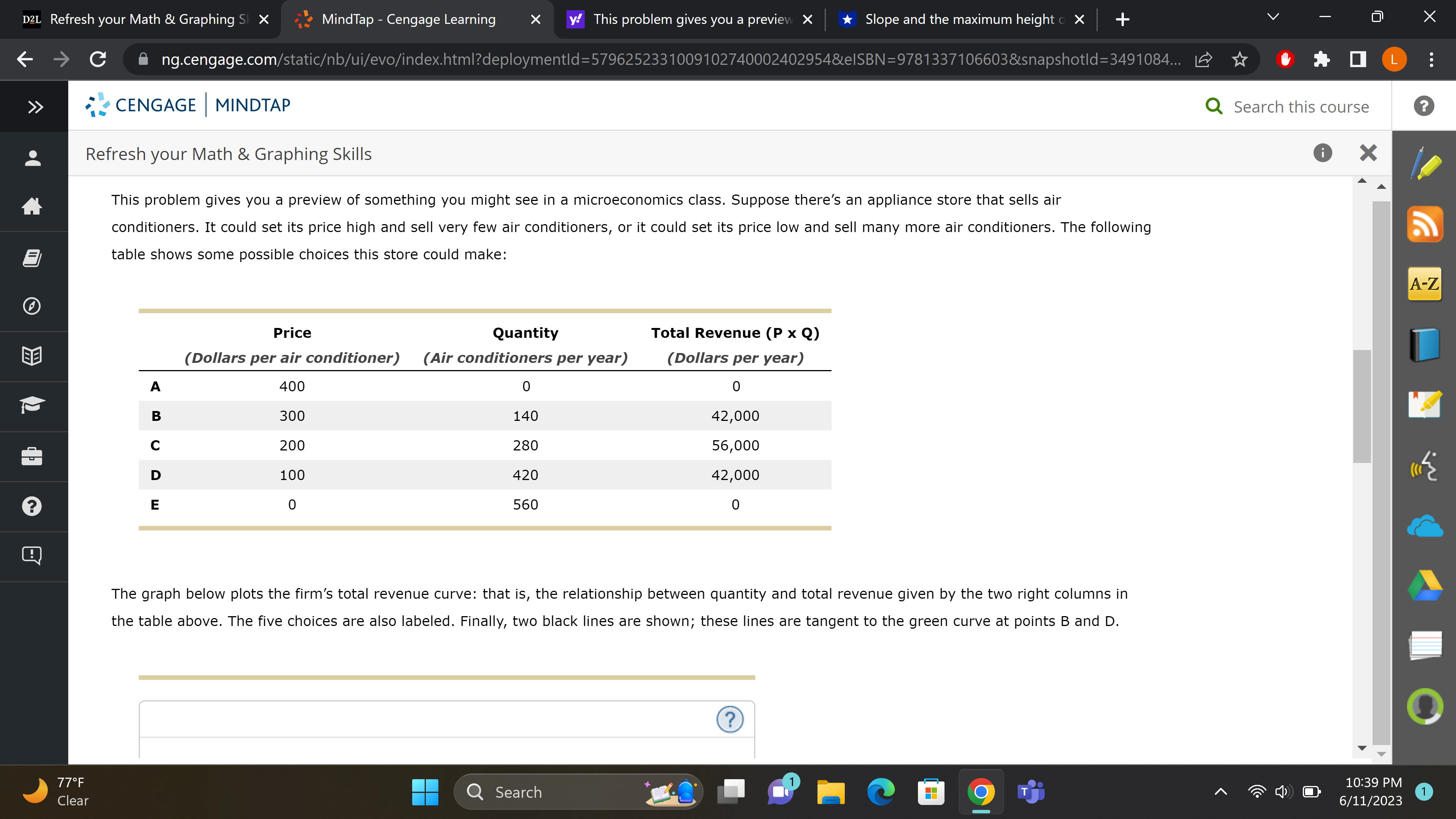 DZL Refresh your Math BL Graphing ' X MindTap Cengage Learning