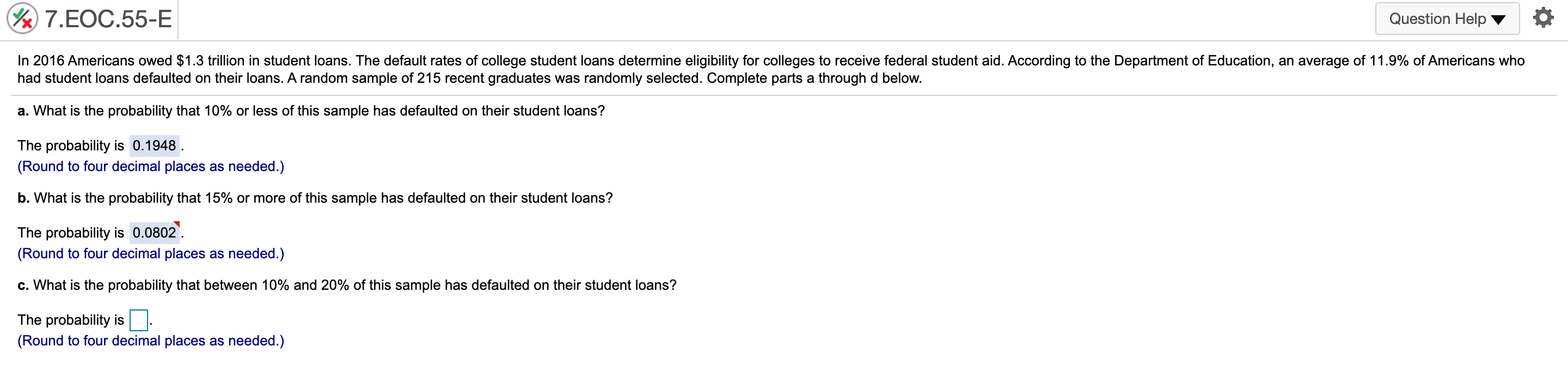 stations was selected. Complete parts a through d. a. What is the