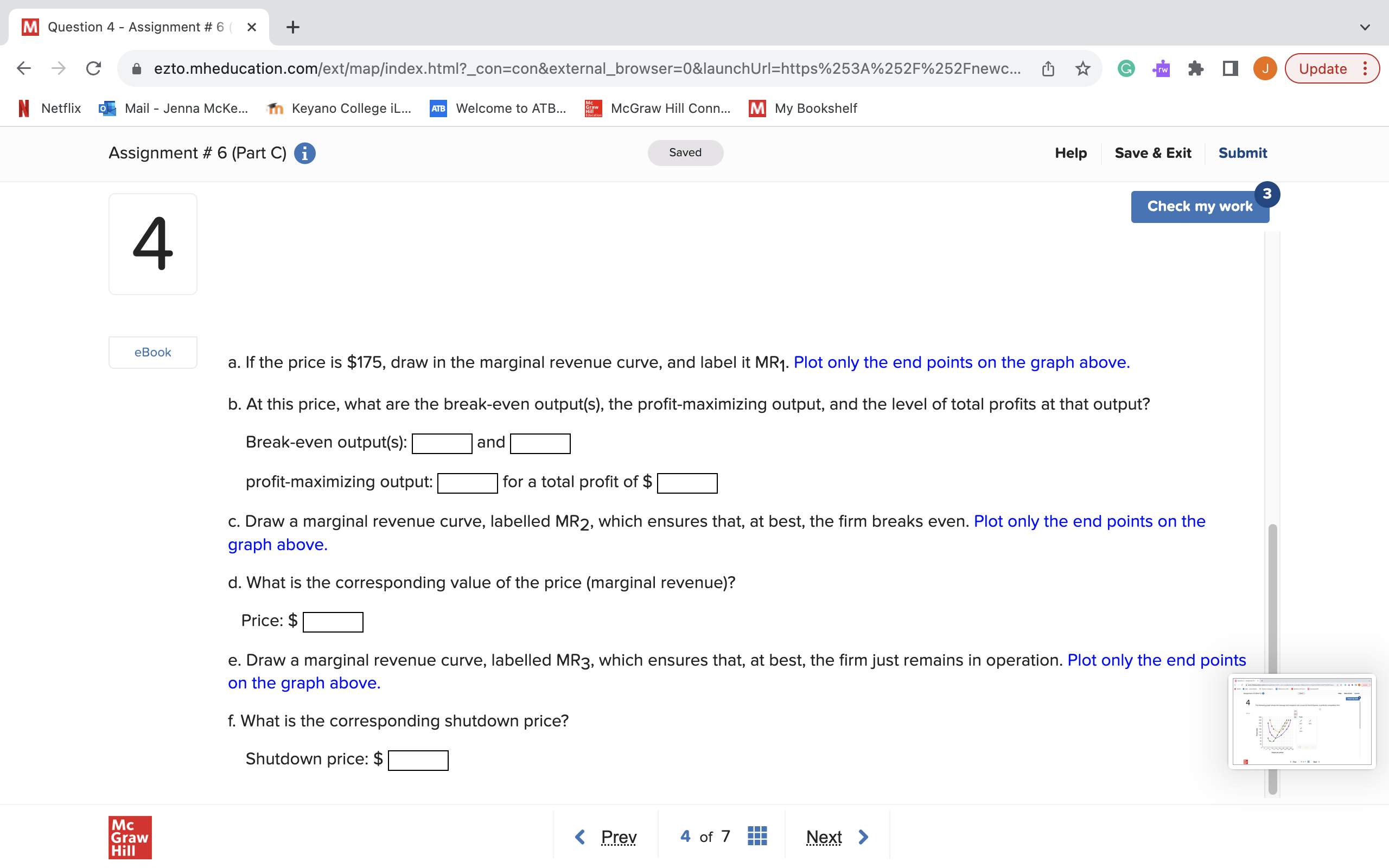 ezto.mheducation.com/ext/map/index.html?_con=con&external_browser=0&launchUrl=https%253A%252F%252Fnewc... ( x Update : Netflix o Mail - Jenna McKe... Tin