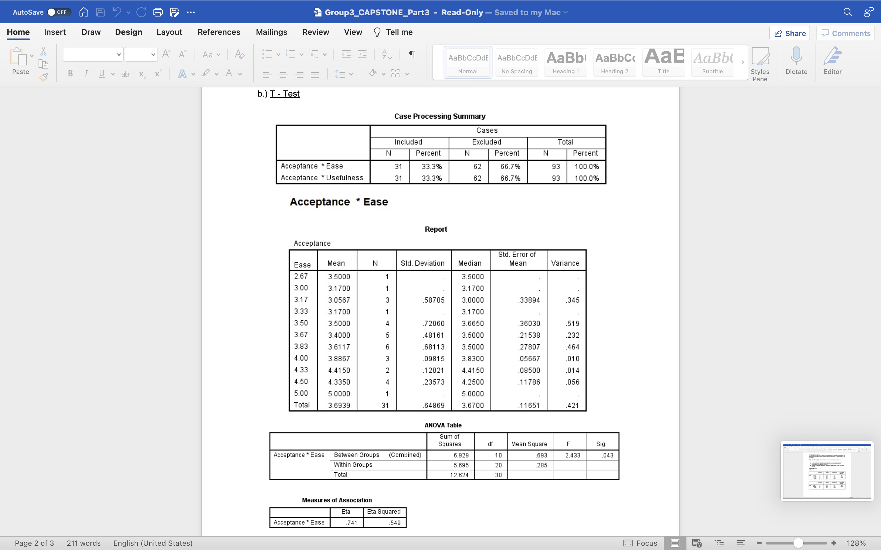 analysis of the data attached below. Thanks! AutoSave OFF A A .