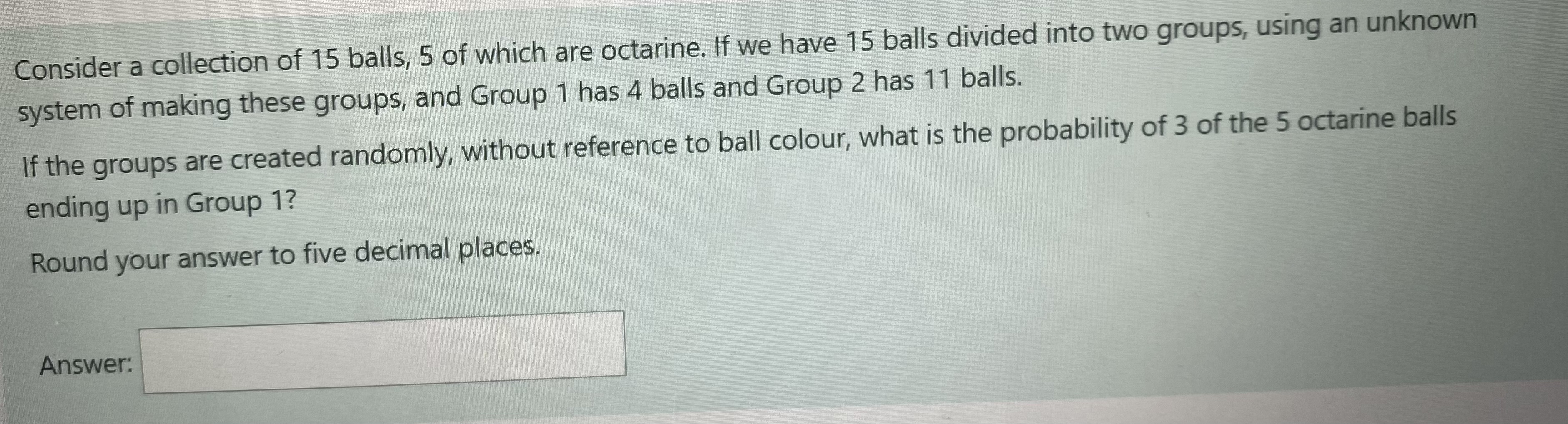 test for tuberculosis comes out positive with probability 0.01 when the tested