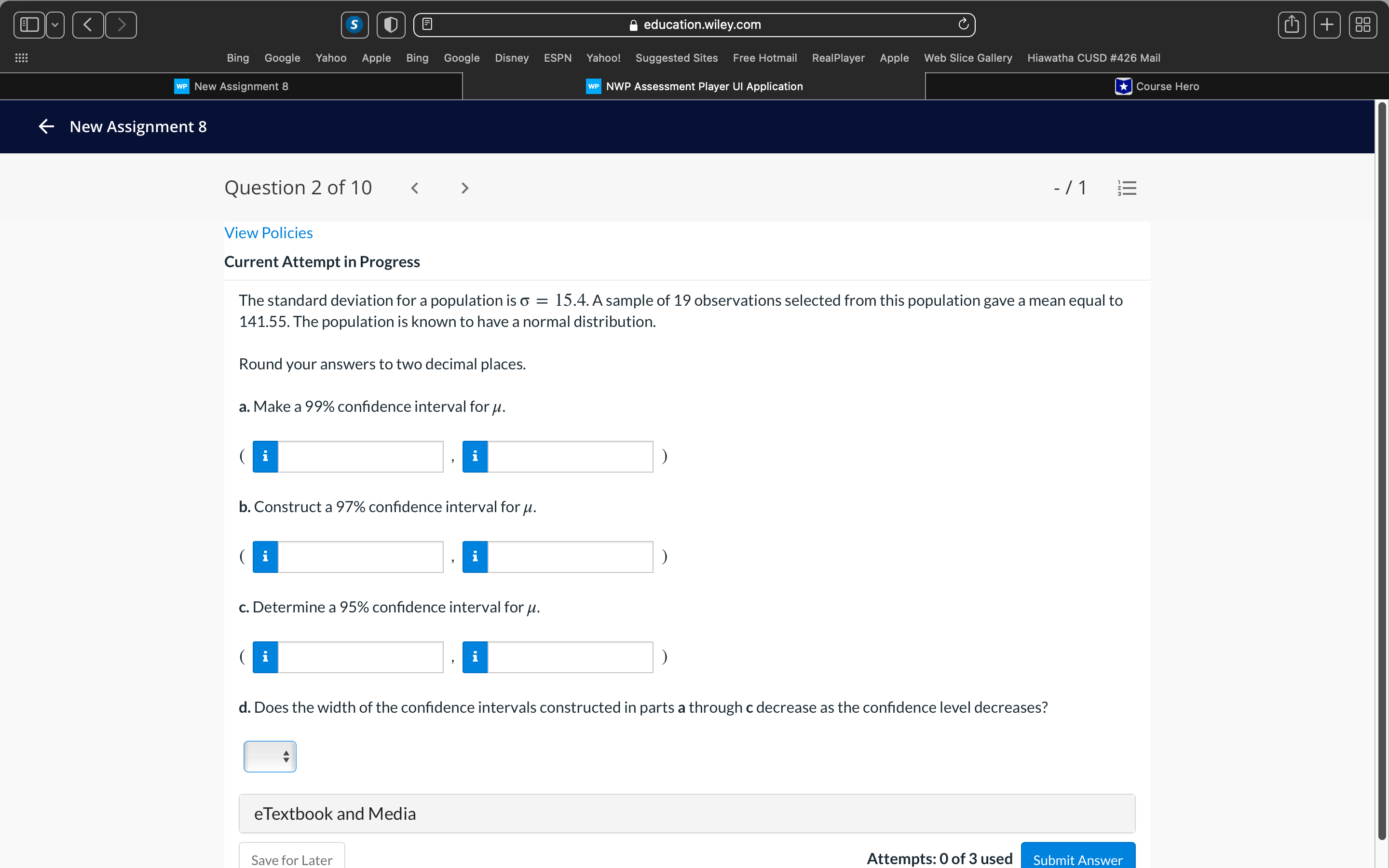  S education.wiley.com C + 88 Bing Google Yahoo Apple Bing Google