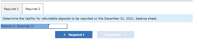container's cost. They receive a refund when the container is returned. During