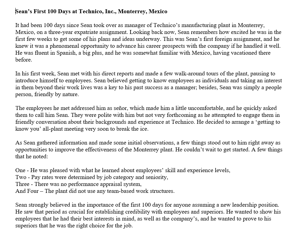 Read the case study and answer the 7 Questions. Don't forget to