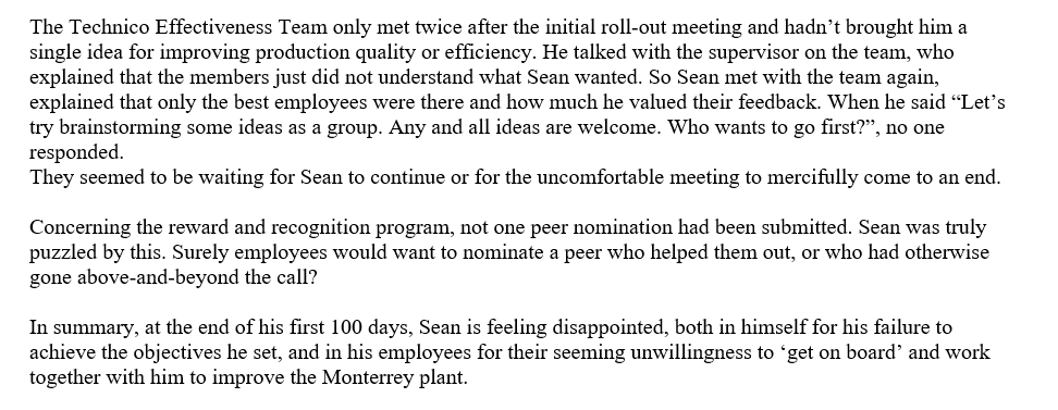 Days at Technico, Inc., Monterrey, Mexico It had been 100 days since