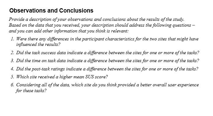 in each section. You should leave the headings in the Results section.