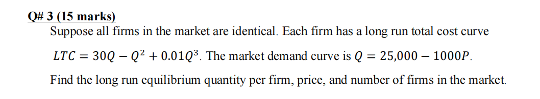 Q = 10KL, where L is labor, K is capital. 1) Calculate