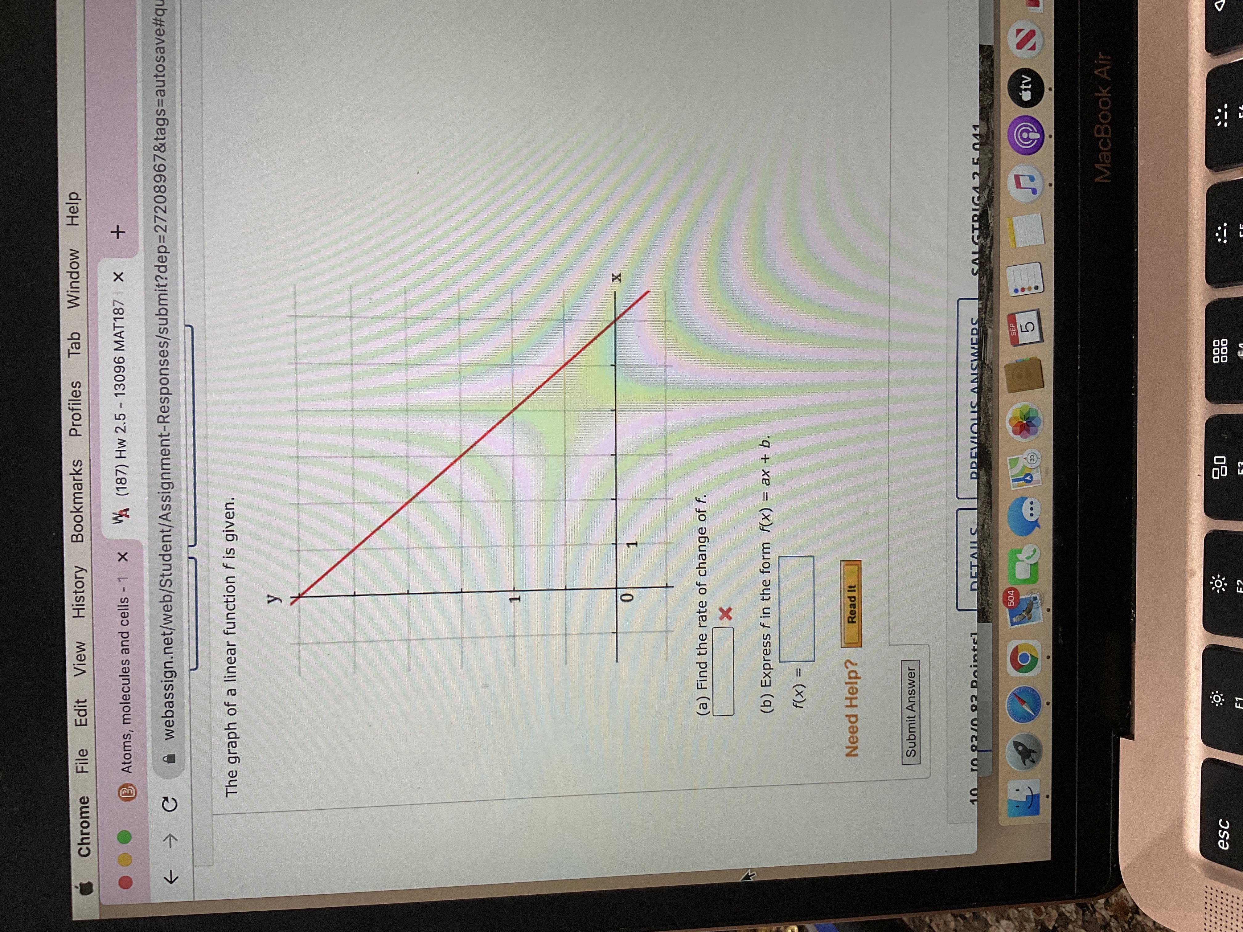  Chrome File Edit View History Bookmarks Profiles Tab Window Help O