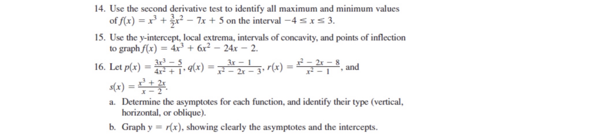 Please also explain how to solve the problems in words. 14. Use