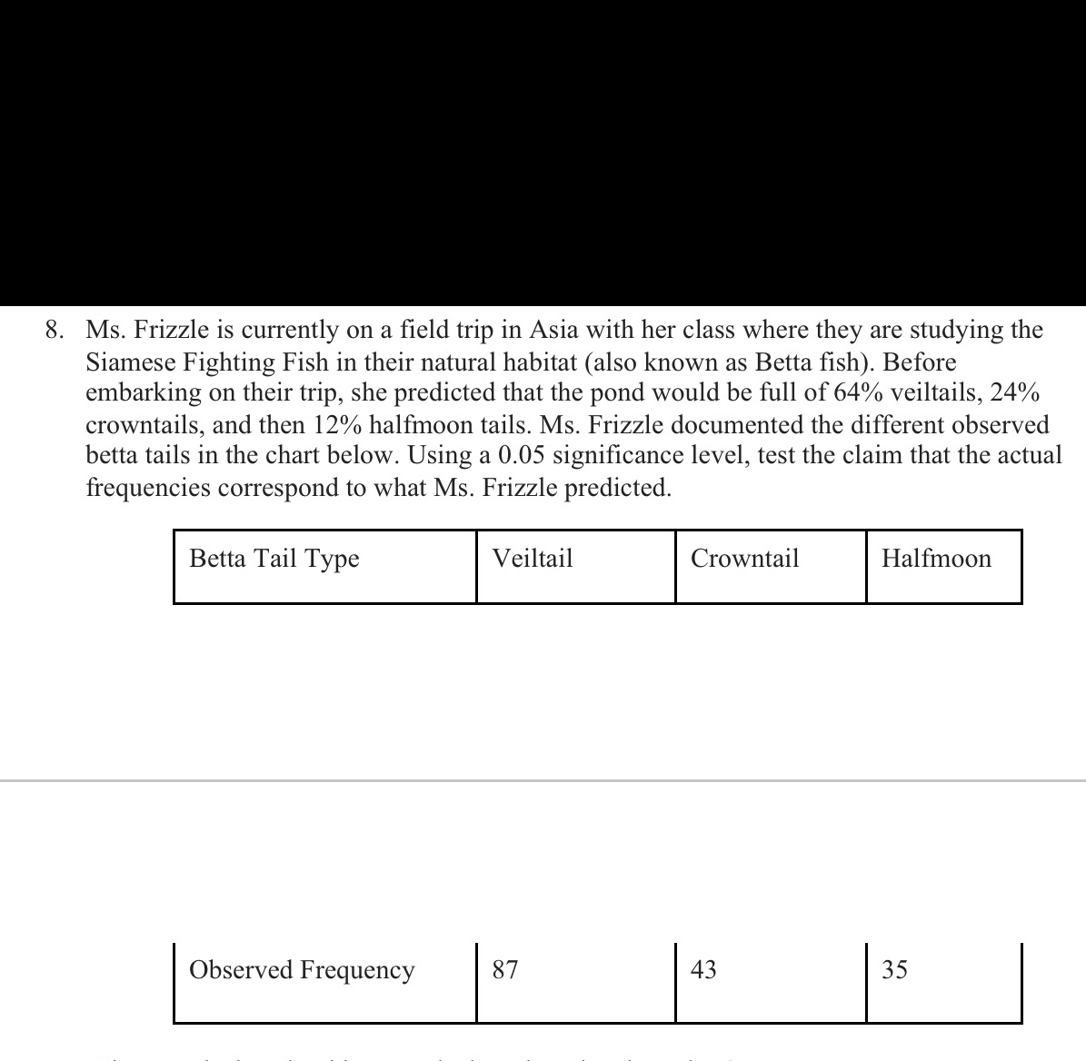 Please look at photo to answer question below: What conclusion should you