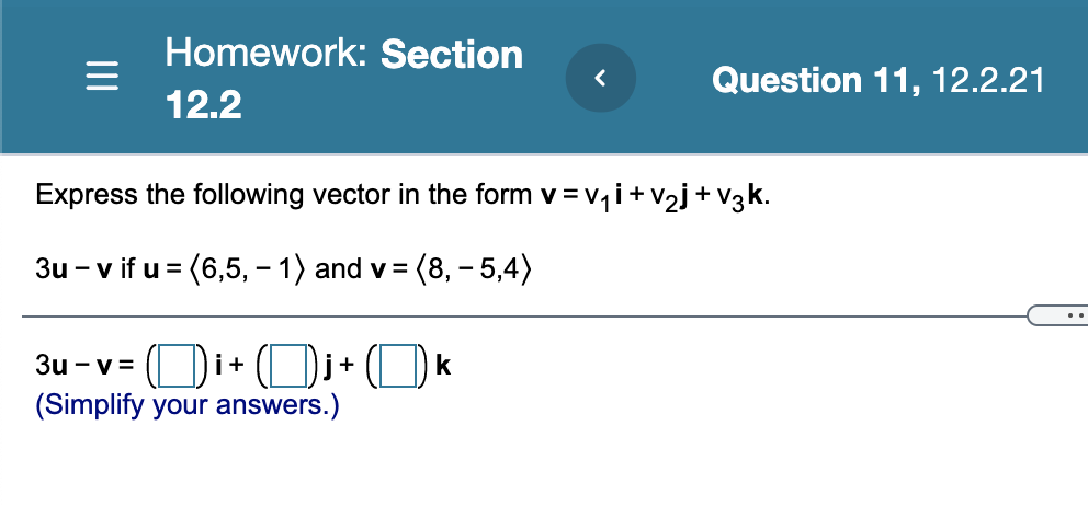 the component form of the unit vector obtained by rotating the vector