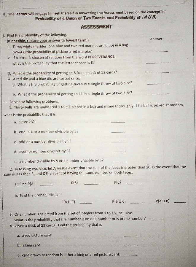 Hi, can you please help me answer all the items here? Thank