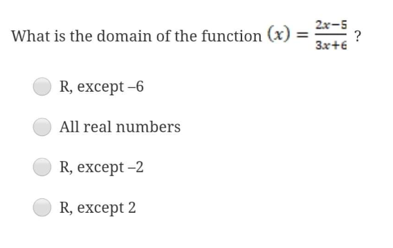 = 3x g(x) = x2 h(x) = x- 2 m(x) = Vx