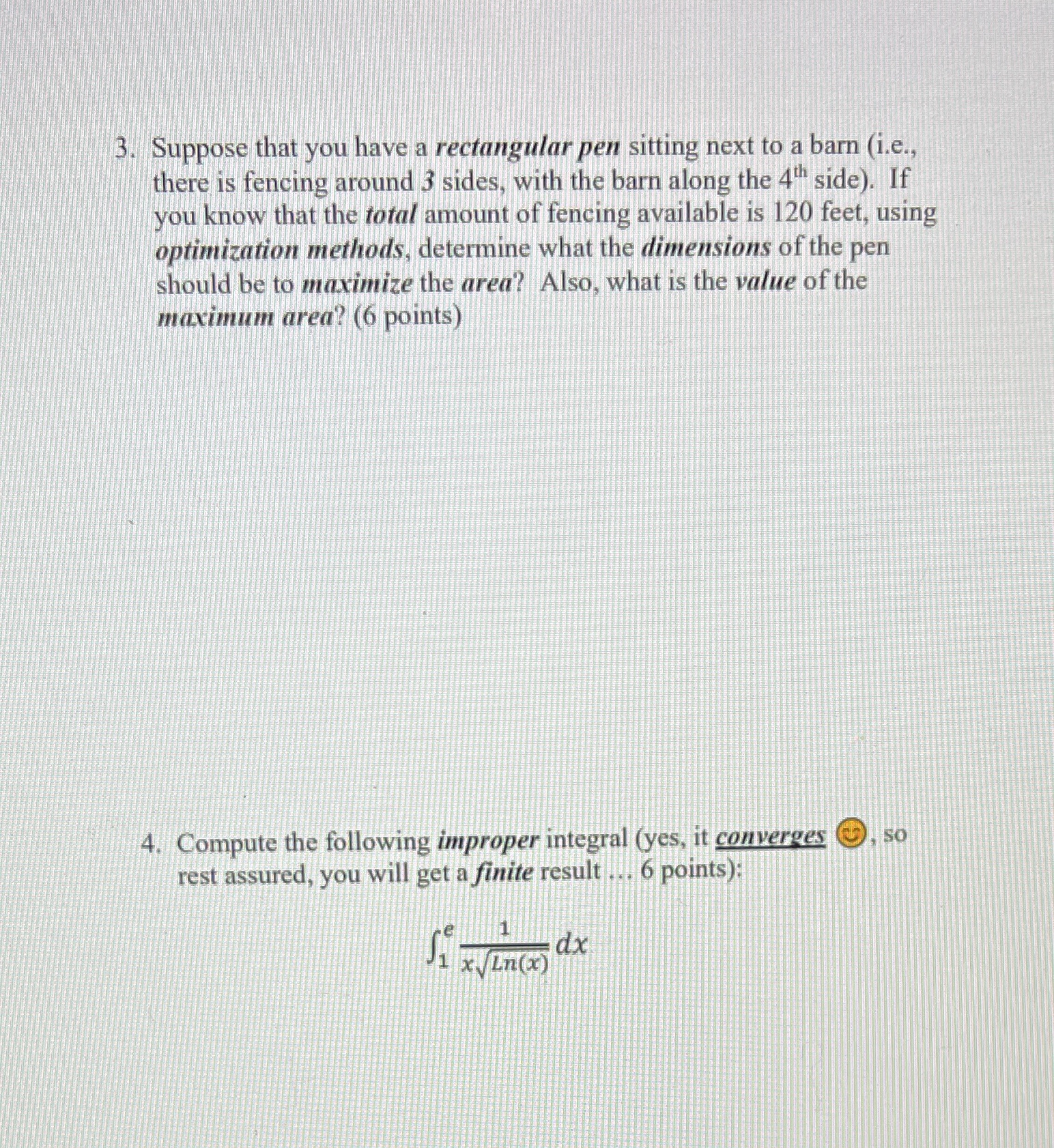 Please answer 3 and 4 thank you! 3. Suppose that you have
