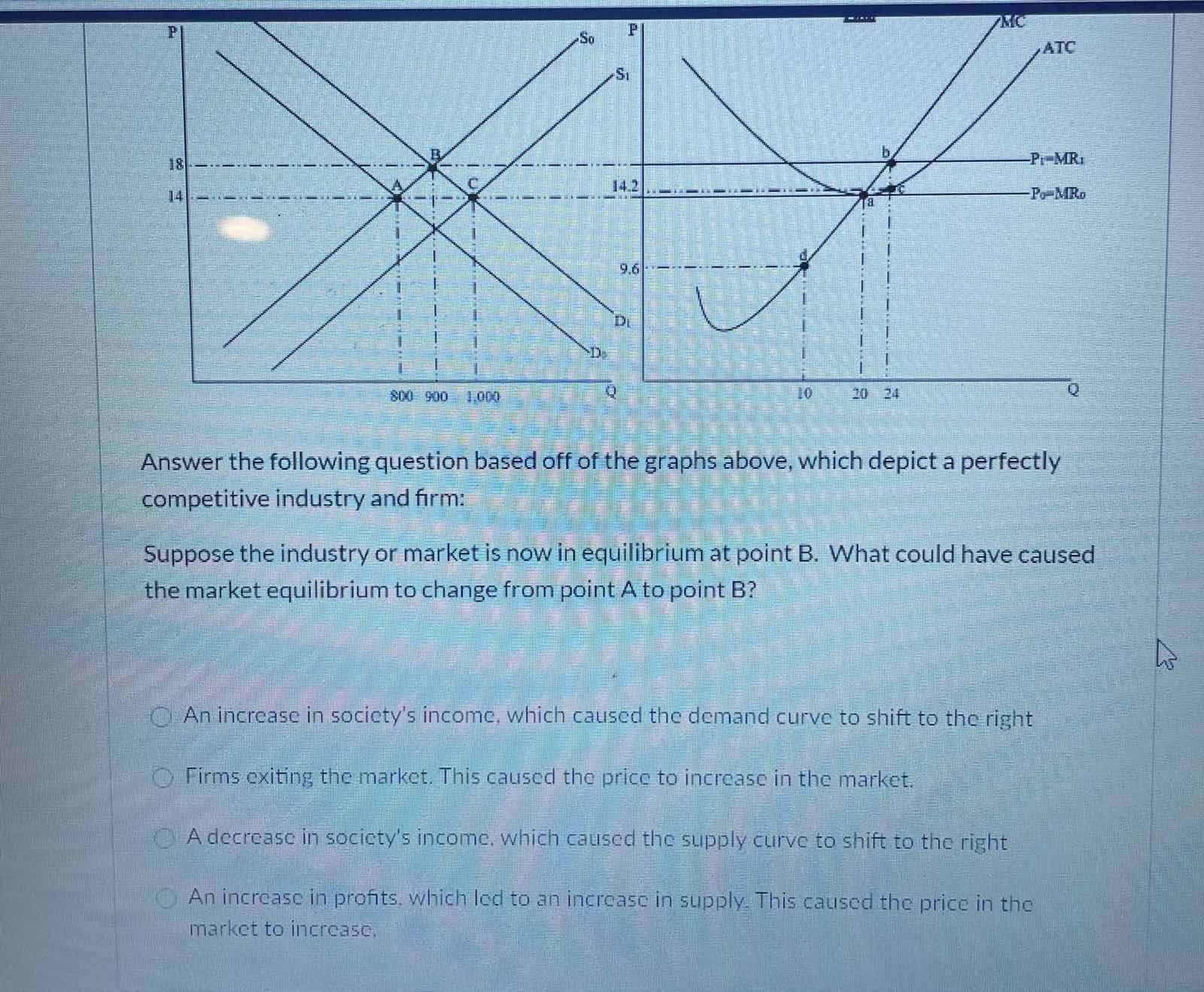 will be $10 in the long run O there is not enough