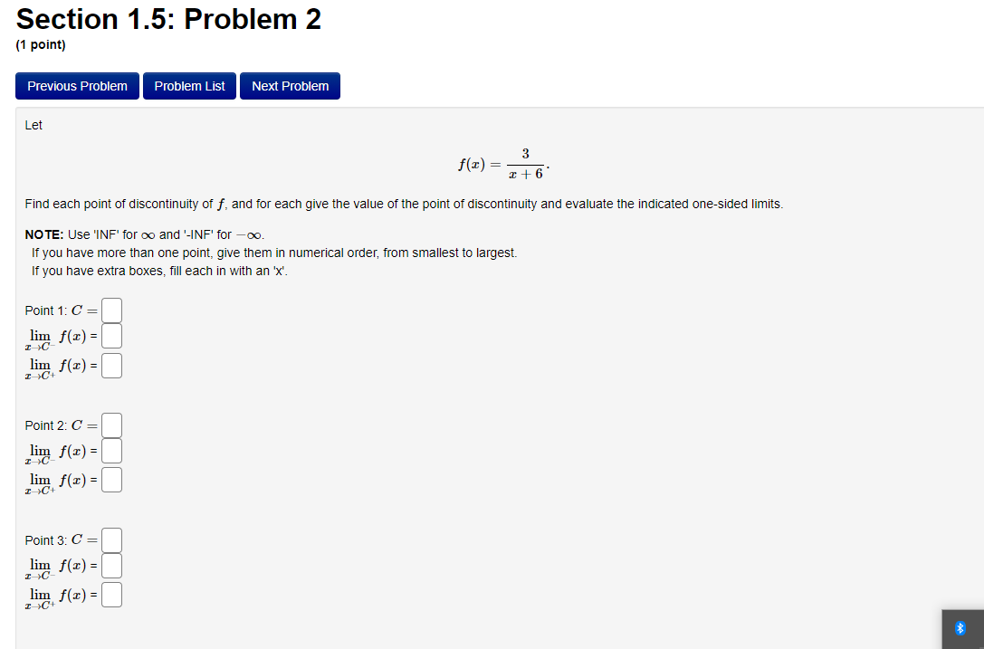 List Next Problem Let f(x) = + 9 9 . - 22