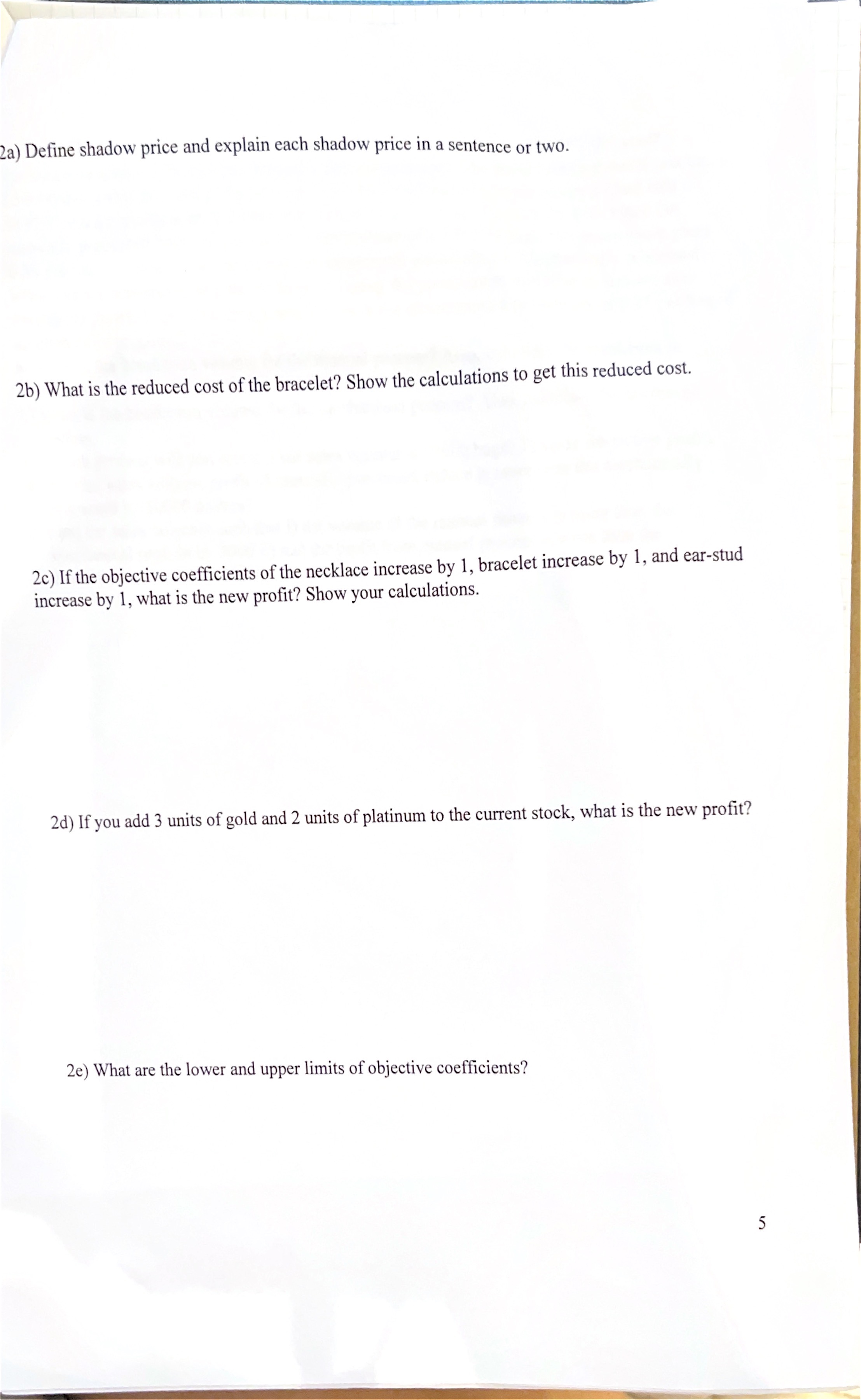 follow 5*3=15 marks Input sheet A B C D E F G