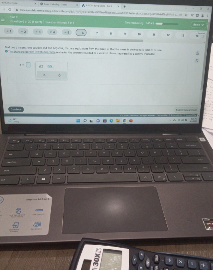 statistics myKOC / Hare Lunch Meting . Zoon + Question 6 of