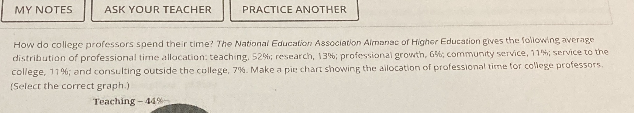 MY NOTES ASK YOUR TEACHER PRACTICE ANOTHER How do college professors