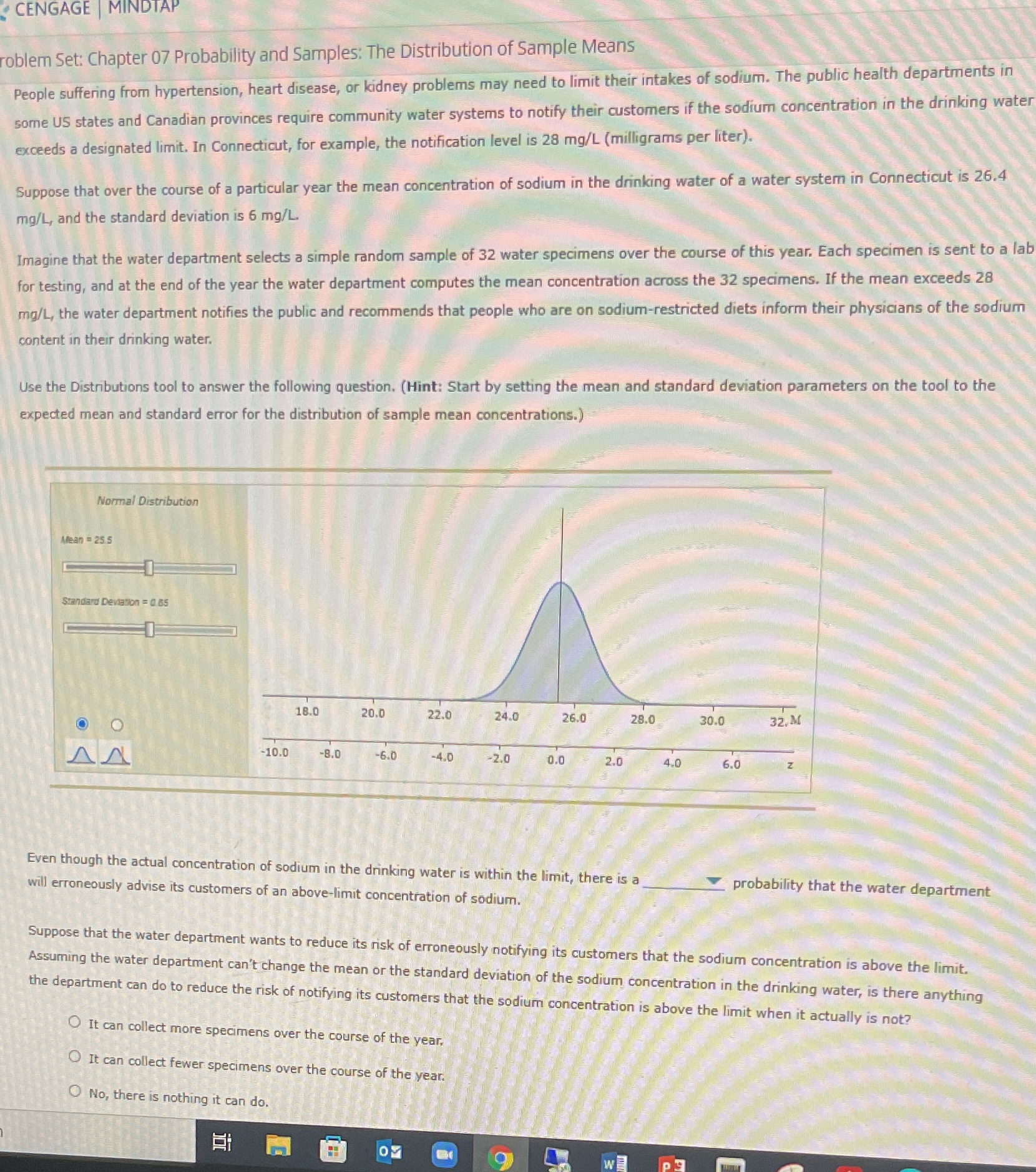 Please answer CENGAGE | MINDTAP oblem Set: Chapter 07 Probability and Samples: