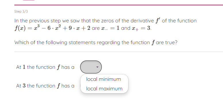 all extrema at I. We will do so in three steps. Begin