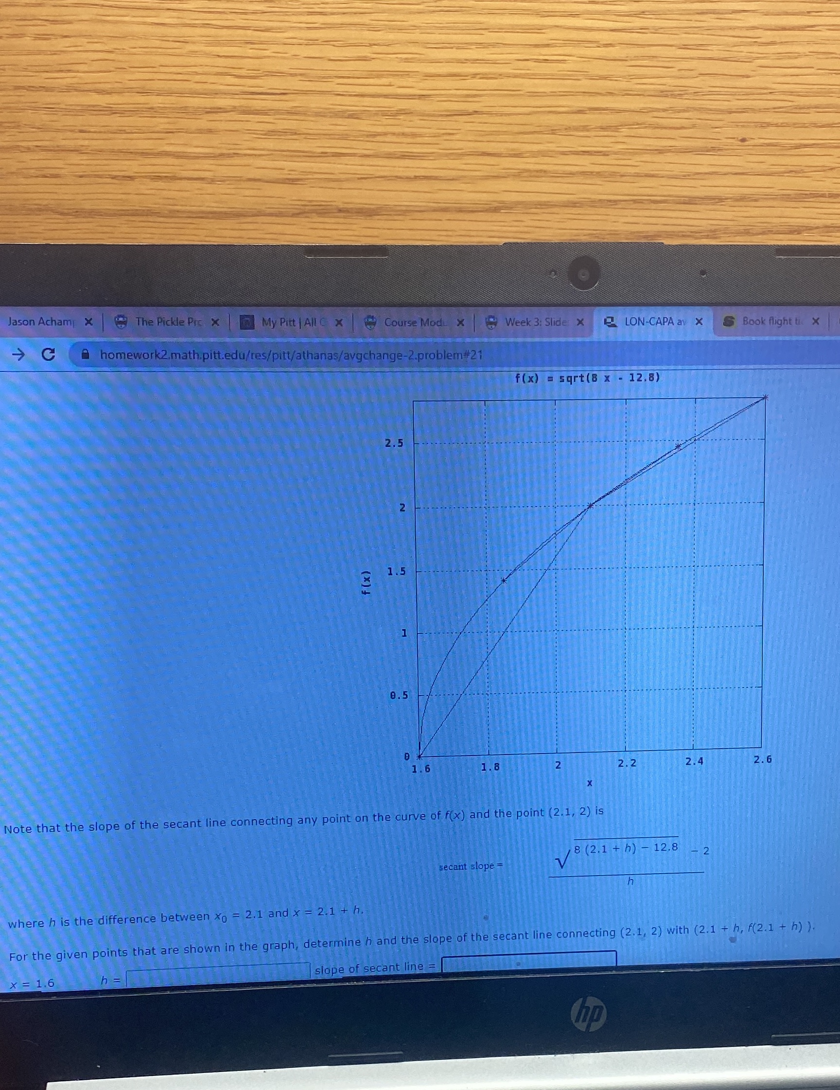 please answer the following and show working step by step. Jason Achamp